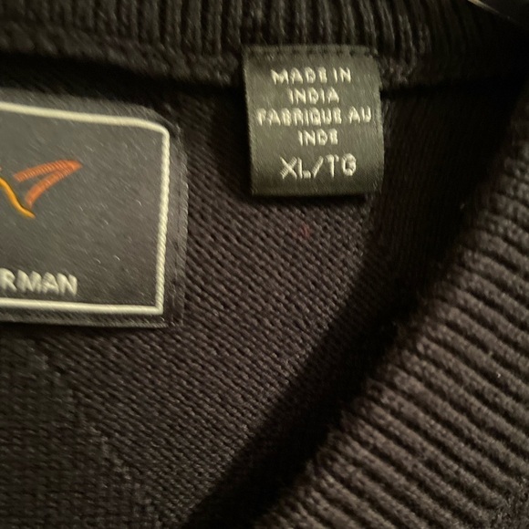 GREG Norman Black Sweater Mens - Picture 5 of 5